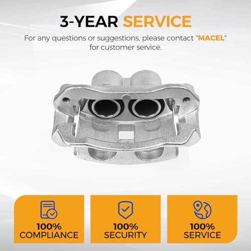 PAROD 18B4934 18B4935 Rear Disc Brake Caliper Fit for 2003-2020 Chevrolet Express 2500, Express 3500, GMC Savana 2500, Savana 3500, Passenger and Driver Side by PAROD - Used condition - Image 6