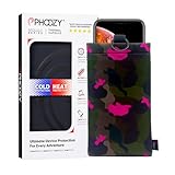 PHOOZY Thermal Phone Case - Apollo II Series : Cell Phone Pouch with AGION Lining Prevents Overheating, Extends Battery Life, Provides Drop Protection and Floats in Water (LARGE - ARMY PINK)
