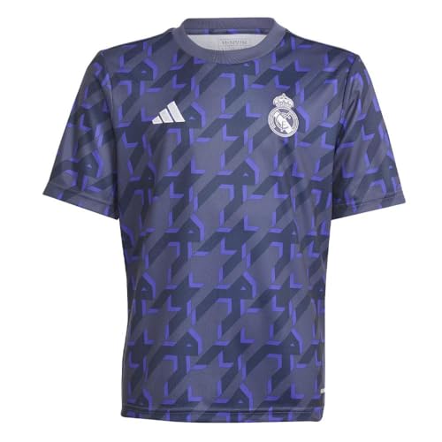 adidas Real Madrid Camiseta Prepartido Marina Junior 2023/2024, azul marino, 7-8 Años