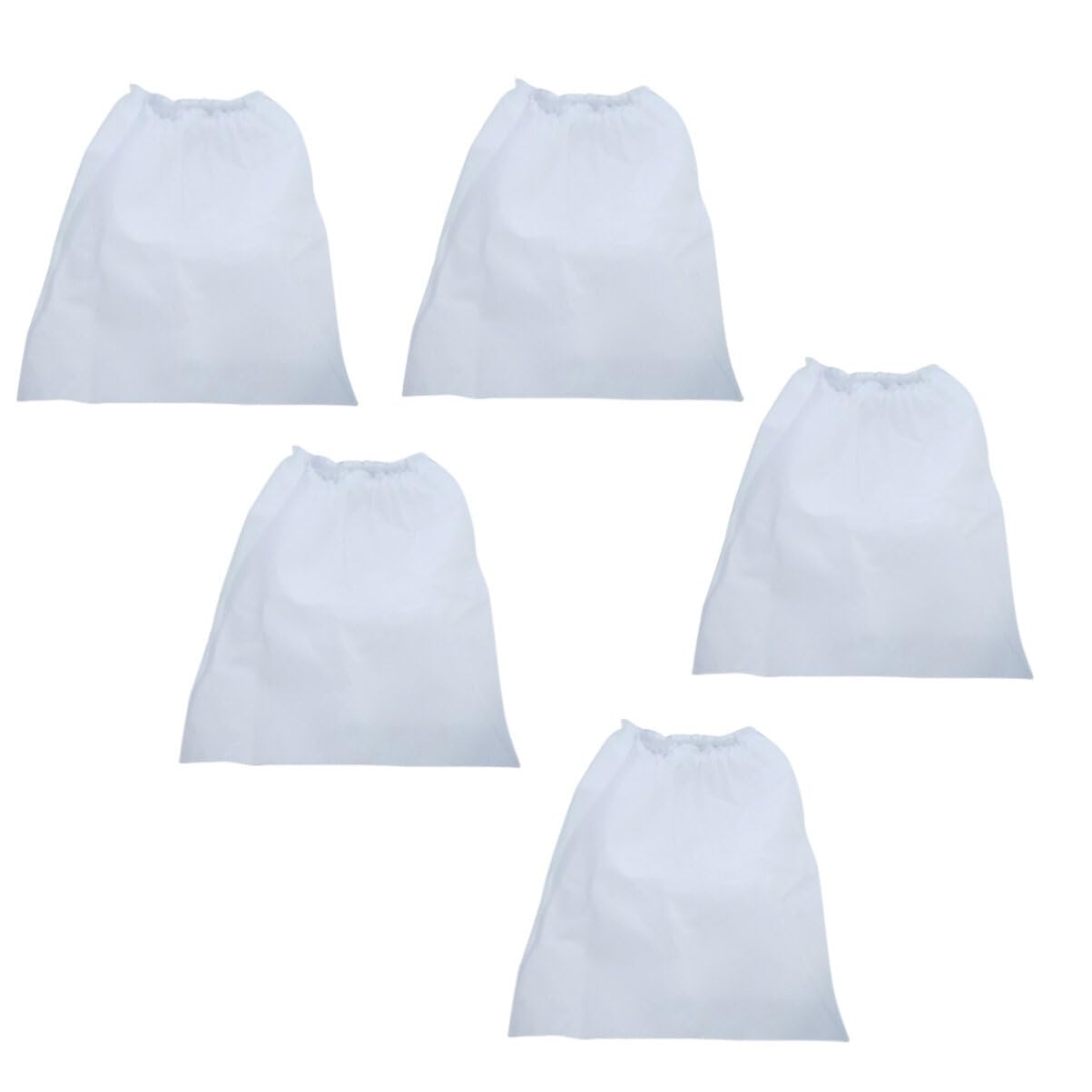 Ipetboom Non-Woven Bags for Nail Dust Collection - 5Pcs Nail Art Dust Collector Replacement Bags Ideal for Manicure Suction Machines 9.44X9.44In