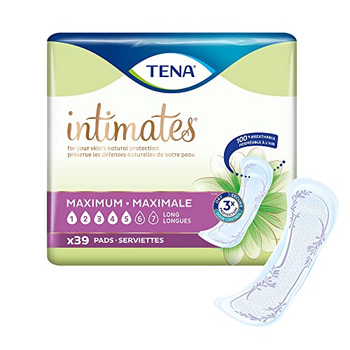 TENA Intimates Heavy Pads Long, 39 Count
