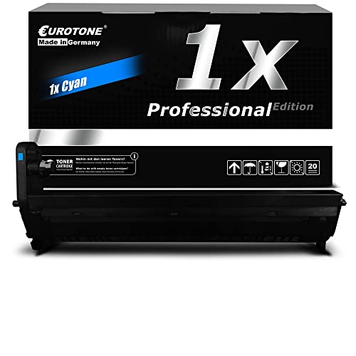 Tamburo pour OKI C5200 C5400 Cyan EuroPro : finissez-en avec les traces bleues