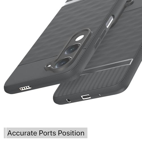 Image of Outlouders Back Cover for Vivo T4 Lite 5G / iQOO Z10 Lite 5G / Vivo Y04 4G / Vivo Y19 5G | Full Camera Protection | TPU Soft Flexible Shockproof Bumper Case (Grey)