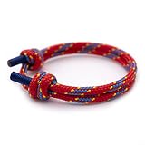 DISEÑO SOFISTICADO & FACIL DE LLEVAR – El pulsera ajustable para cualquier talla estirando el nudo de navegación. A diferencia de brazaletes metálicos que son duros para tu piel y pueden causar irritación, estos brazaletes son tan suaves y cómodos que tú puedes llevarlos 24/7 sin incluso notarlo;