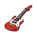 Produktbild Deanyi 12.01 Puppenhaus Miniatur-Musikinstrument-Spielzeug aus Holz E-Gitarre (rot)