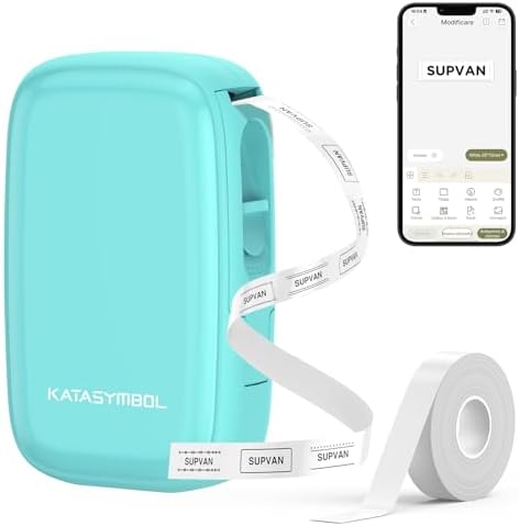 Stampante Etichette Adesive Bluetooth ETROBOT - Mini Stampante Portatile Per Casa E Ufficio Con 2 Rotoli - Foto 6