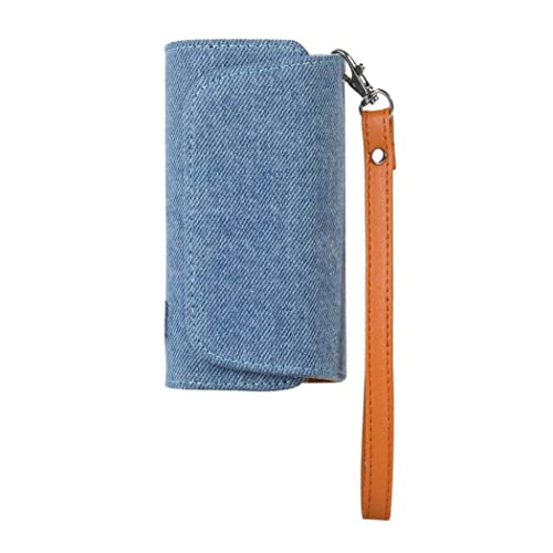 Portable Protective PU Leather Case for 3 Pouch Bag Holder Cover Wallet Compatible with 3 Duo Accessories