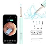 耳かきカメラ イヤースコープ 500万画素高精度 耳鏡 IP67防水 充電式 みみかき 耳掃除 LEDライト スマホWIFI接続 ニキビつぶしワイヤレス 便利グッズ 実用的 QE-15 Android 対応グリーン