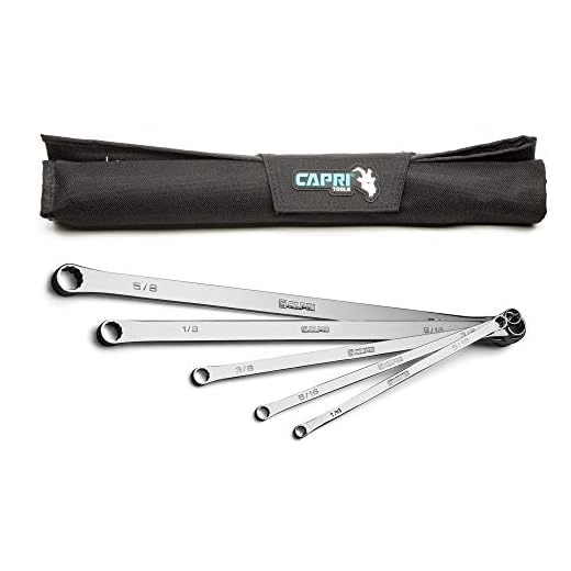 Capri Tools CP11800-5SPK Ringschlüssel, 5-teilig, SAE/Aufbewahrungstasche