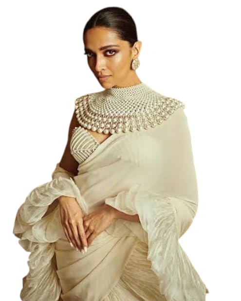 Women's Hand-Beaded Net Cape Poncho Embellished Ethnic Cover-Up for Women-image-32