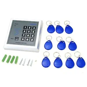 NAVKAR SYSTEMS Digital Security Electronic RFID Proximity Door Lock Access Controller (Silver, Standard Size)