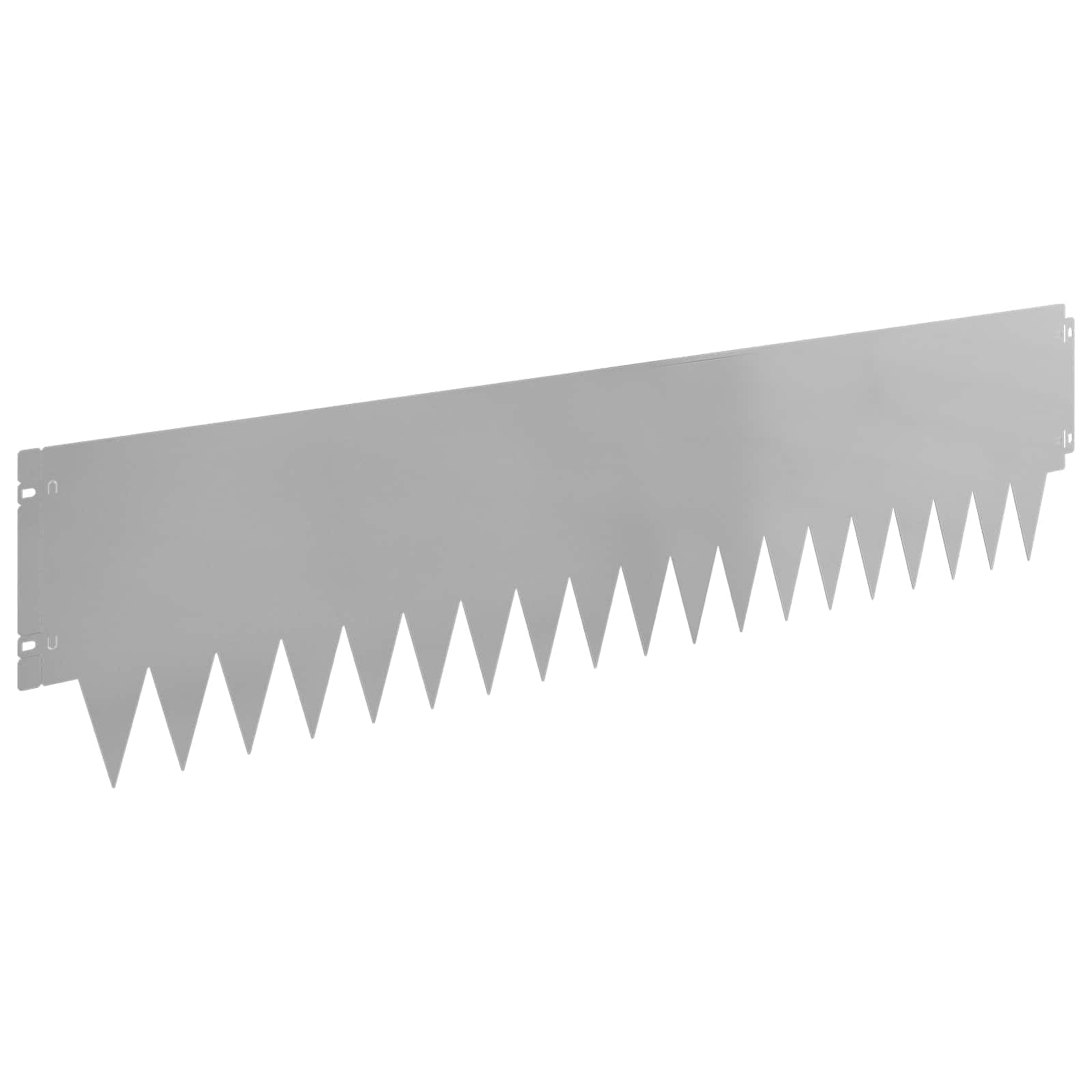 Lot de 20 bordures de gazon en acier pour jardin