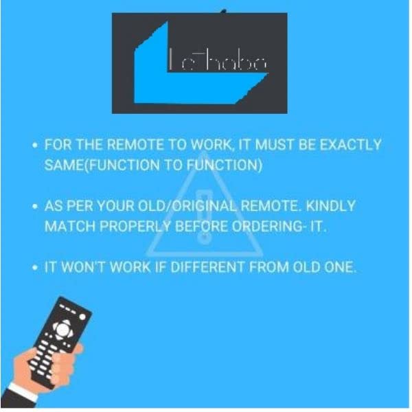 Image of LETHABO Backlight & Timer, Compatible for HITACHI Window AC and Split Air Conditioner (LO287)(Please Match The Image with Your Old Remote)