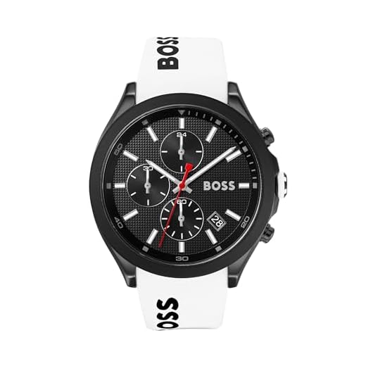 BOSS Reloj Cronógrafo de Cuarzo para hombre con Correa en silicona Blanco - 1513718