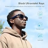 Soczewki fotochromowe kompatybilne z soczewkami Ray-Ban Meta RW4006/RW4012, UV400 odporne na uderzenia, Fotochromowe