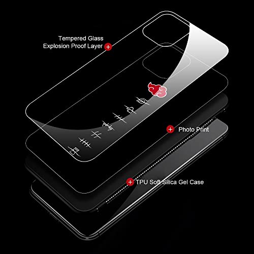 Yixinbb Lxury Design Iphone 11 Case, Anime Pattern Design 021 Pattern,9H Tempered Glass Iphone 11 Cases For Men Boys Fans Tpu Shock Protective Anti-Scratch Cover Case For Iphone 11 #TOP2