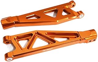 Integy RC Model C30186ORANGE Billet Machined Front Upper Arms for Arrma 1/5 Kraton 4X4 8S BLX Speed Monster