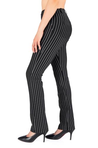 Image of Yogipace,Belt Loops,Women's Petite /Regular /Tall Straight Leg Yoga Dress Pants