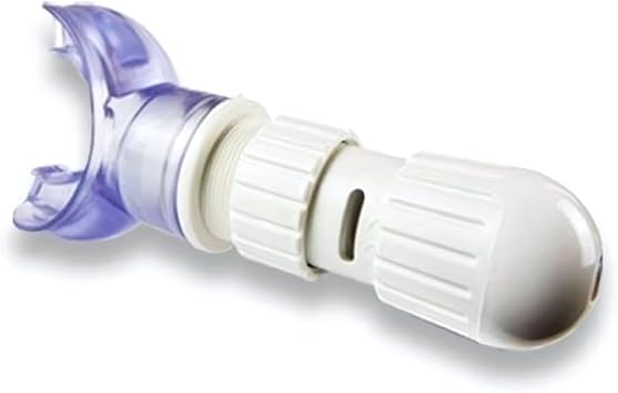 The Oxygen Store Ultrabreathe Adjustable Resistance Breathing Exerciser, Inspiratory Expiratory Muscle Trainer, Medical Grade PVC, Phthalate Latex Free, One Size