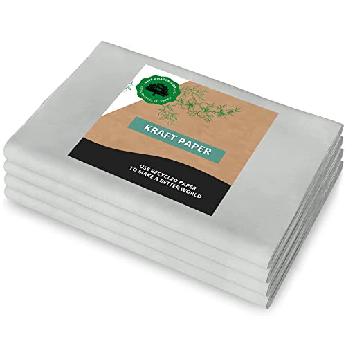 White Packing Paper Sheets For Moving - 10Lb - 320 Sheets Of Newsprint Paper - 26" X 17" #TOP11