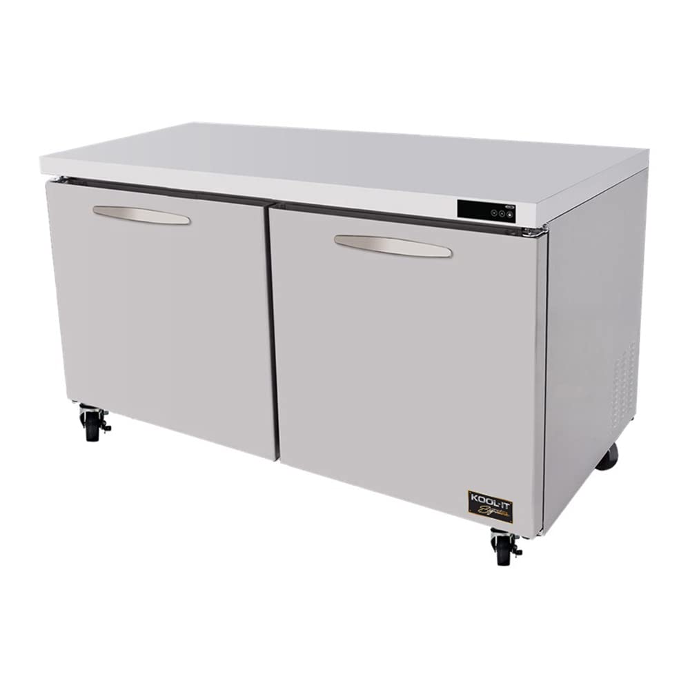 Kool-It KUCF-60-2 Two-Section Undercounter Reach-in Freezer, 16.7 Cubic Feet