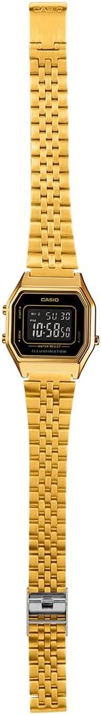 Casio Ladies LA680WGA-1B Gold Metal Quartz Watch