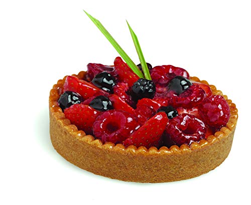 Matfer 346702 Exoglass Tart Rings, Black #TOP5