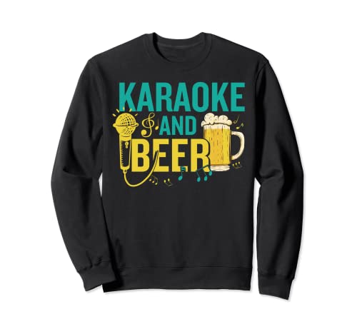 Karaoke Lover Beer Fan Friends Gatherings Singing Party Sudadera