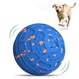 Barkwave CatPrint Smart Interactive Dog Toy Ball – Automatic Moving, Bouncing & Rolling, 3 Modes, Chew-Proof E-TPU Shell, Waterproof, Rechargeable,Dog Ball for Medium and Large Dogs,Blue Vine