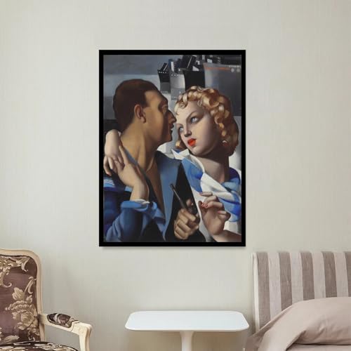 Tableau Tamara de Lempicka Couple pour raviver un mur blanc vide - 2