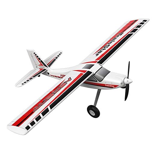 VOLANTEXRC Remote Control Airplane TrainStar Ascent Electric RC Trainer Aircraft, 1400mm Wingspan & Plastic Unibody Fuselage PNP Version NO Radio NO Battery (747-8 PNP)