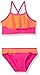 Pink Platinum Girls' Crochet Overlay Two Piece Swimsuit