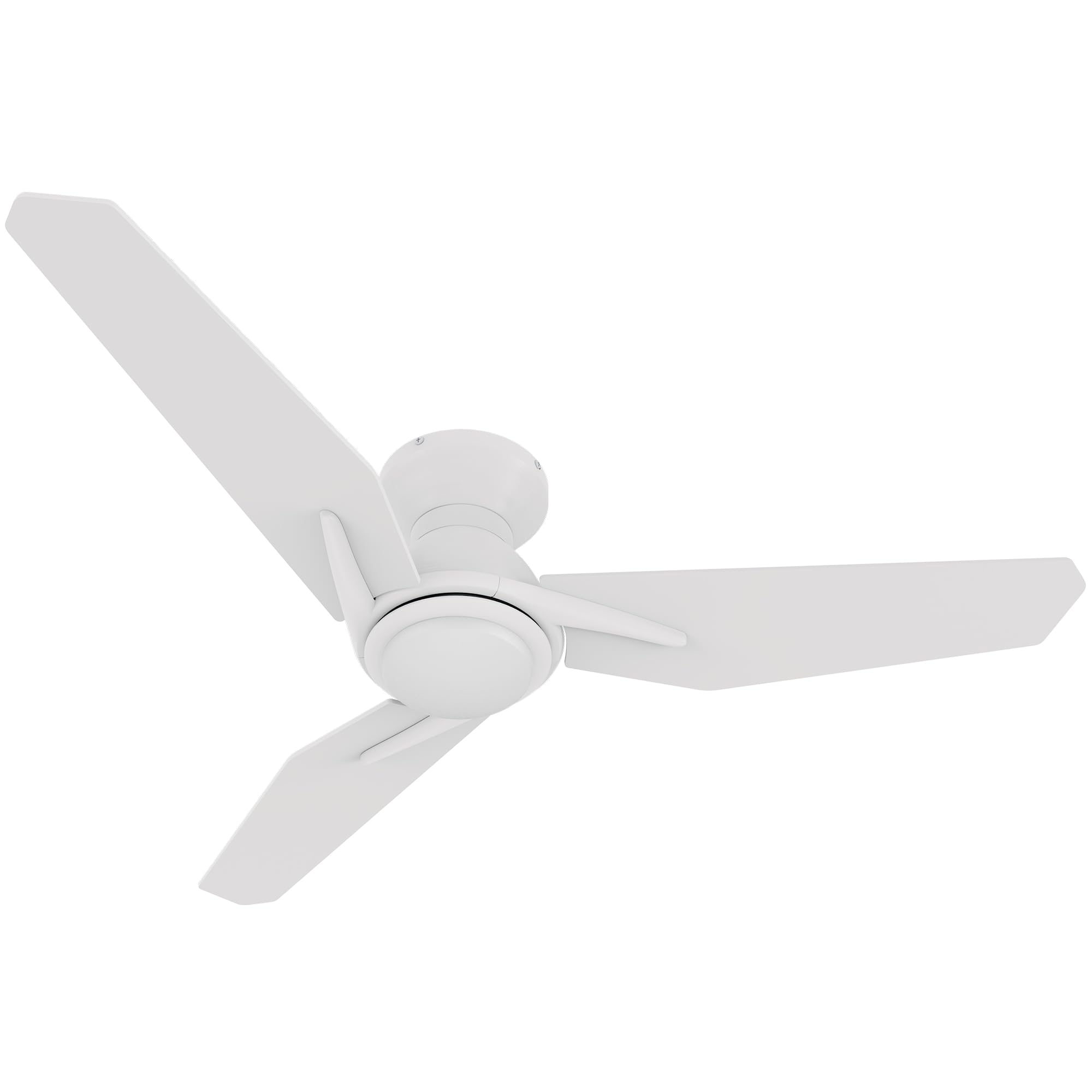 Carro Smart Ceiling Fans with Lights 48”, 3 Light Colors Dimmable, 10 Speeds DC Ceiling Fan with Remote, Outdoor, Compatible with Alexa, Siri & Google Home, White
