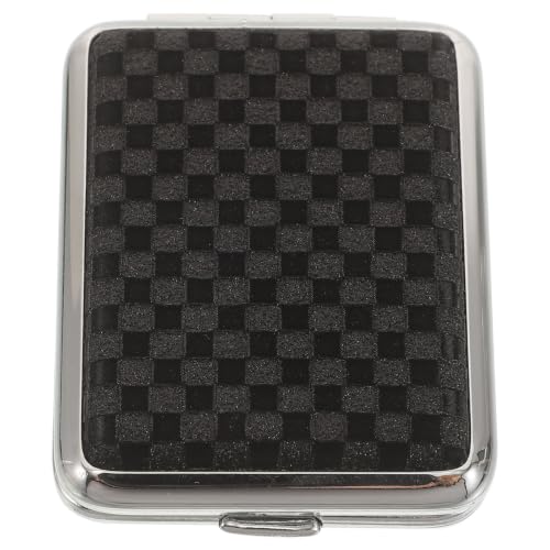 Portable Metal Matchstick Box with Built-in Striker and Friction Plate