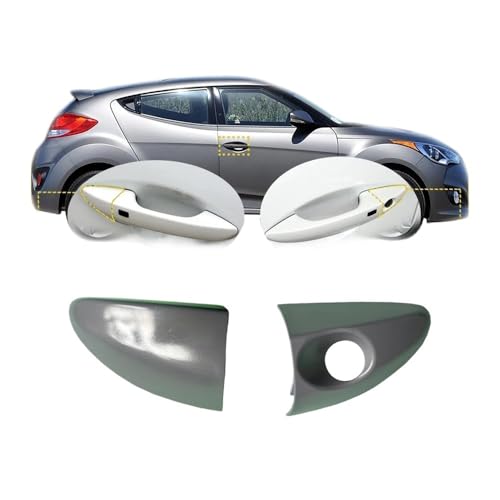 Voiture poignée extérieure couvercle ABS Hyundai 2012-2017 - 2