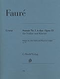 Faur&Atilde;&copy;: Violin Sonata No. 1 in A Major, Op. 13
