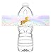 Magical Unicorn Bottle Wraps - 20 Unicorn Water Bottle Labels - Unicorn Rainbow Decorations - Made in the USA