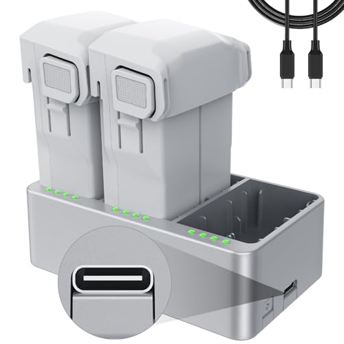 Batterie Mini 3 Pro Plus x2 et chargeur bidirectionnel pour drone DJI