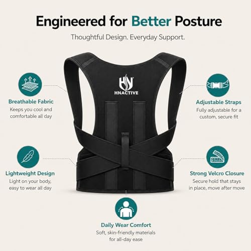Image of Posture Corrector Belt For Men And Women Breathable Neoprene Back Support Belt Adjustable Back Straight Belt Shoulder And Clavicle Support For Daily Posture Correction