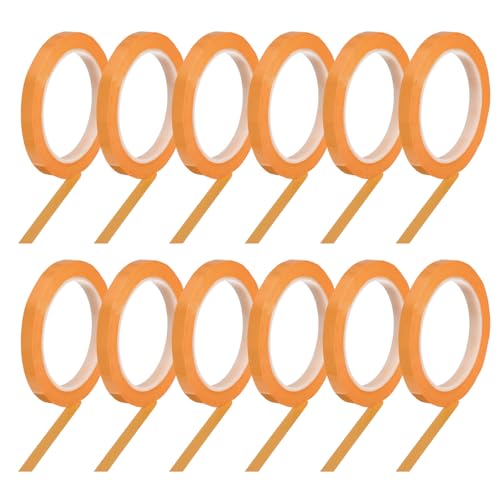 Ruban d'identification PATIKIL orange 10mm x 65m pour marquage de circuits