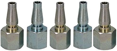 5pk Schrader Profile 17 Series Male Fitting 1/4"BSP Female Thread Air Line Hose