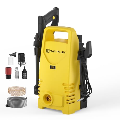 Profi Hochdruckreiniger 55bar Hochdruckpistole Fugenreiniger Hochdruckreiniger Fassadenreiniger 5L/min Fördermenge Terassenreiniger Hochdruckreiniger für Zuhause Autos Garten
