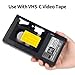 OAWMWAOA VHS-C Cassette Adapter Compatible with VHS-C SVHS Camcorders Motorized VHS Cassette Converter Not Compatible with 8mm / MiniDV / Hi8