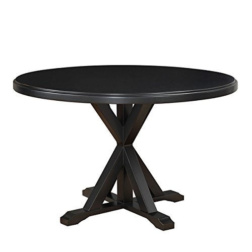 Carolina Chair & Table Monet X Base Dining Table Antique Black #TOP18