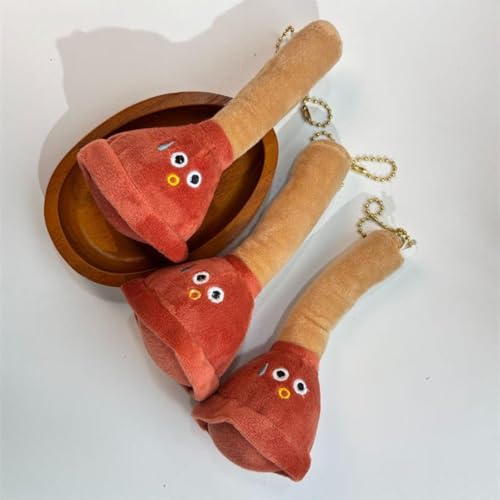 Eastocos Niedliche kreative lustige versch witzte Toiletten stecker Plüsch Puppe Gefülltes Spielzeug Schlüssel Bund Anhänger Mädchen Rucksack Charm Bag Ornamente Geburtstags Geschenke