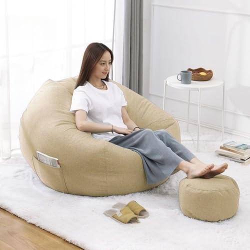 Vzfv ��^�r�[�Y�N�b�V���� �r�[���o�b�O 110×100cm �l���_���ɂ���\�t�@ �̂Ƀt�B�b�g ���炩�� �J�o�[���O���� ����� �B���t�@�X�i�[ �y�� �����t�� �ړ��֗� �G�R�f�� �s���N ���r���O/�ݑ�/��l��炵 (150*130CM,�J�[