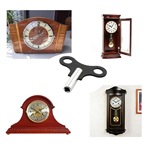 Ruiwaer Clock Winding Key Wood Clock Key Metal Clock Key Sturdy Clock Tool Winding Chain Repair Tool #TOP4