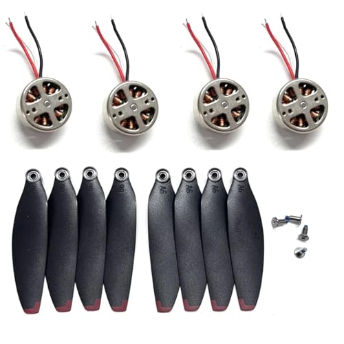 Moteur sans balais S116 Max anti-vibration avec 8 lames de rechange
