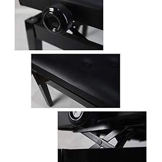 TEmkin Tabouret de Piano Tabourets de Piano Banc de Piano épais en Bois pour 1 Personne Banc de Piano rembourré réglable en Hauteur, Tabouret de Piano électronique Tabouret de Piano Noir - Les Beatles, Paul McCartney, John Lennon, RIngo Starr, George Harrison TEmkin Tabouret de Piano Tabourets de Piano Banc de Piano épais en Bois pour 1 Personne Banc de Piano rembourré réglable en Hauteur, Tabouret de Piano électronique Tabouret de Piano Noir – Image 2