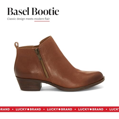 Lucky Brand Women's Basel Ankle Boot, Toffee, 7.5 M US by Lucky Brand - Image 3